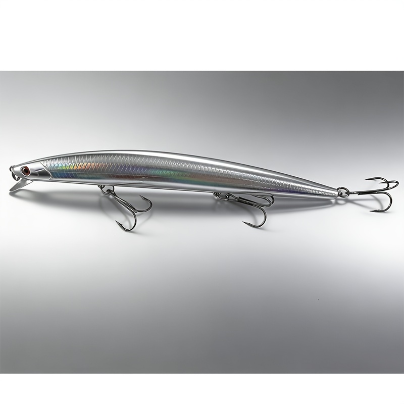 TEMU 1-pack 18cm 24g Floating Minnow Lure, Multiple Colors Available, Hard Bait For Fish, Long-casting Bionic Lure, Suitable For Freshwater And