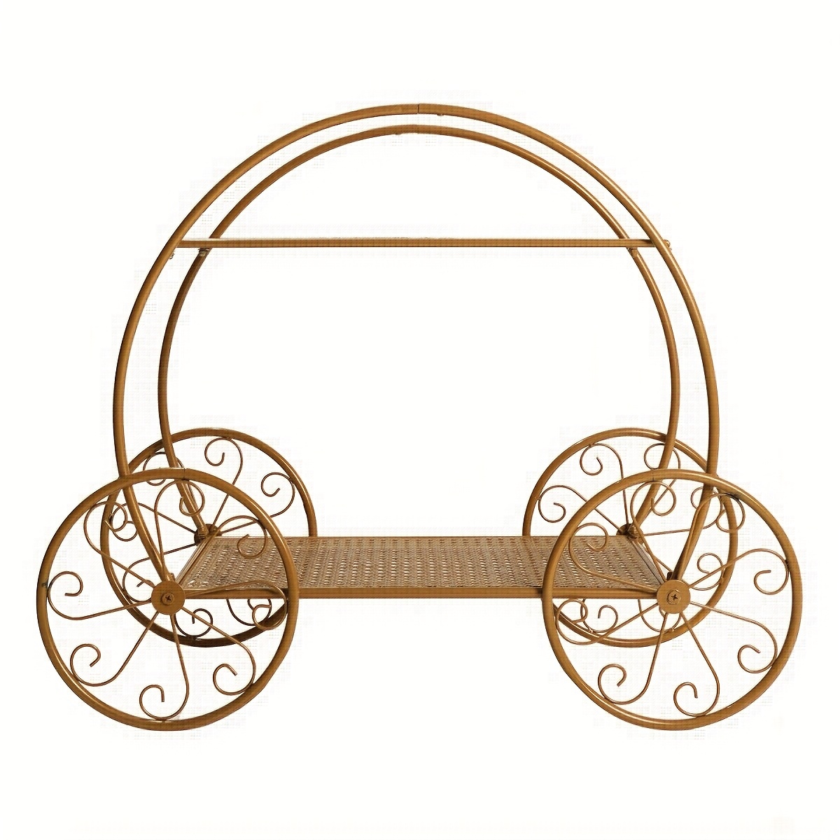 TEMU Giant Carriage Cake Rack, Large 35 Inch Wheels, 27.5-inch Tall Beautiful Pumpkin Center Decoration, Local Warehouse, Kitchen Accessories,
