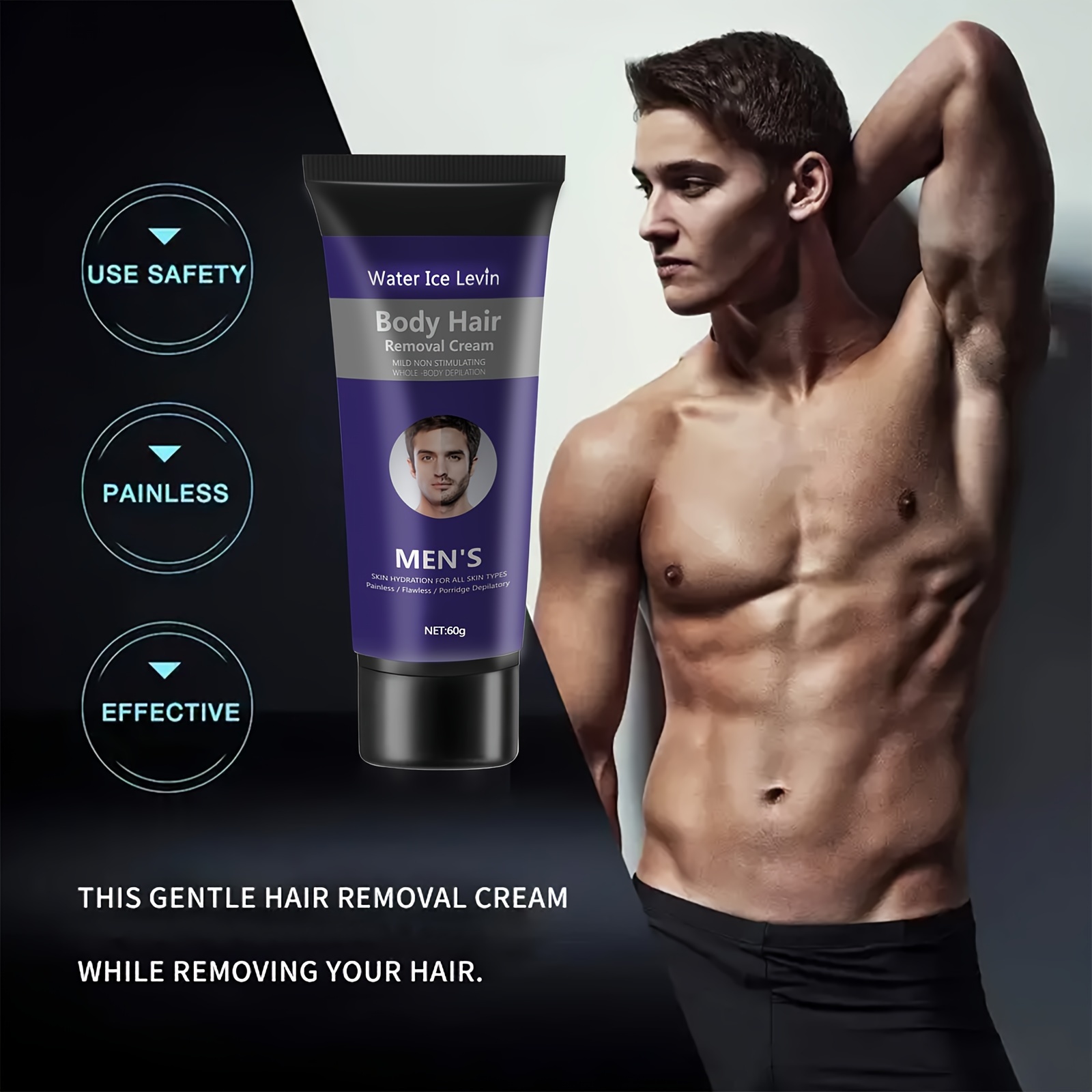 Gentle Hair Removal Cream Men Facial Beard Beard Personal Temu