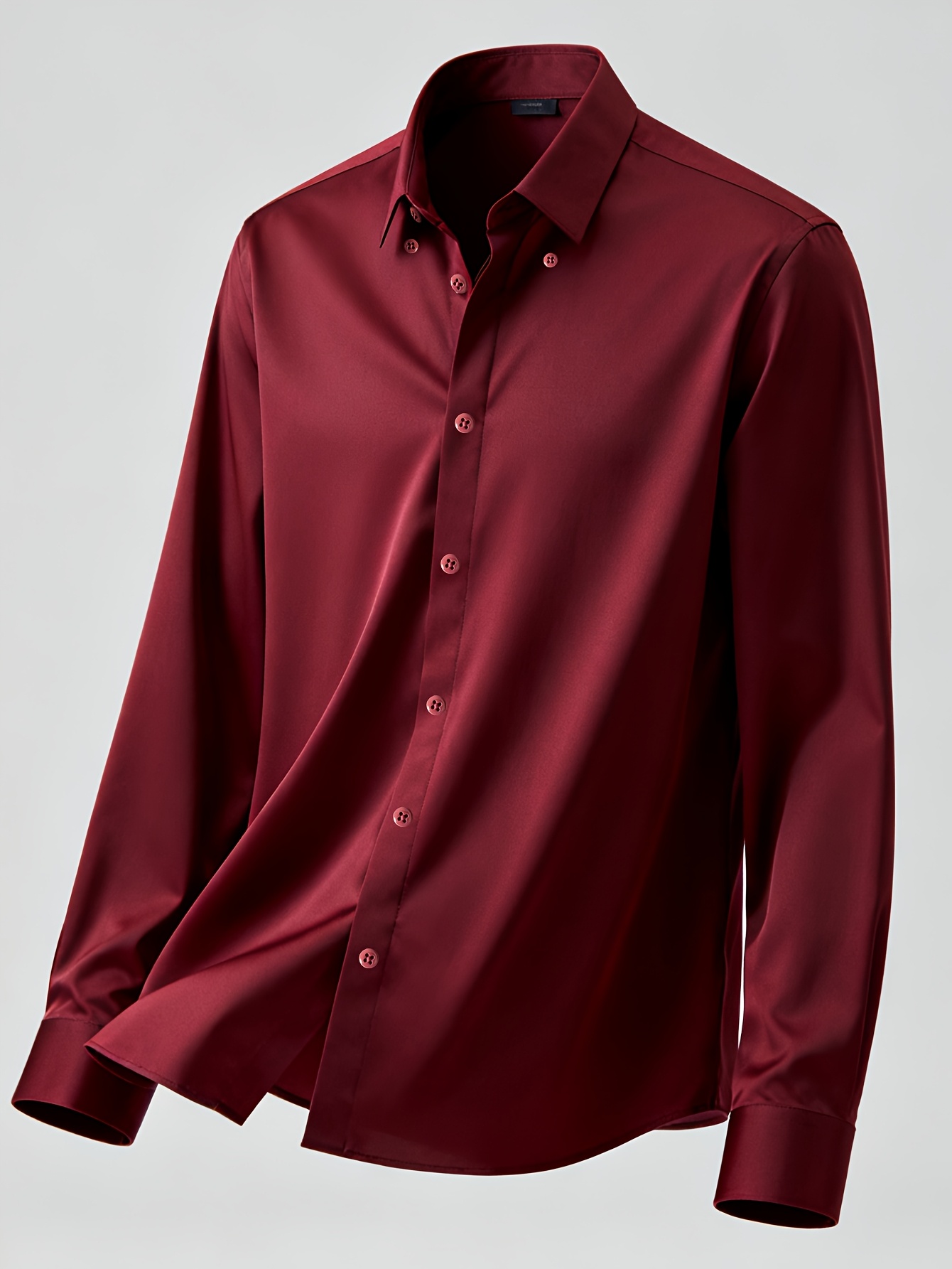 princess polly baby blue dress Men's Burgundy Cowboy Shirt with Southwestern Design – El General 44431