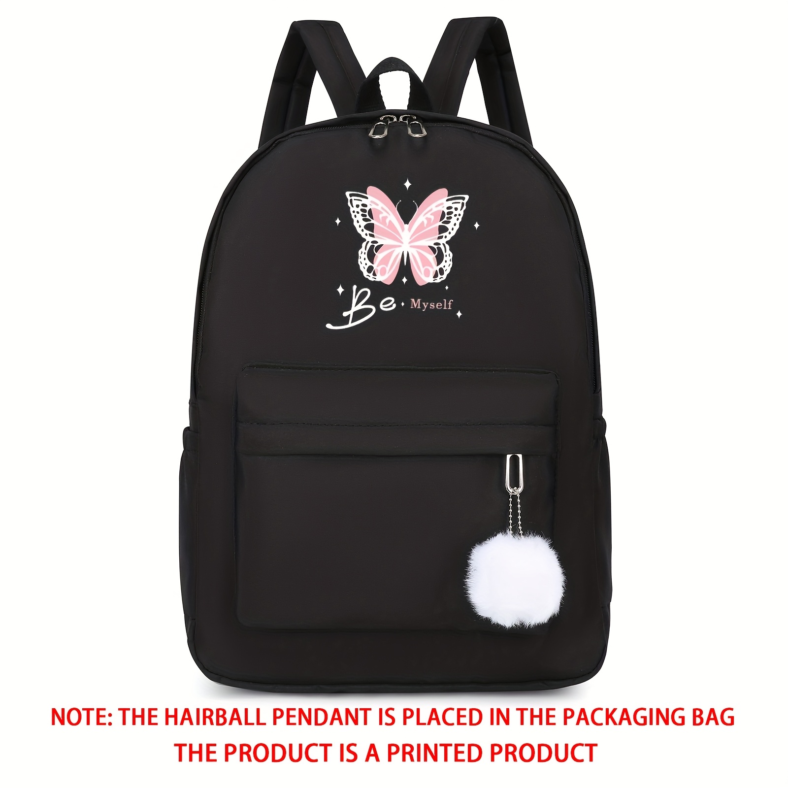 TEMU 1pc Fashion Easy Versatile Cartoon Backpack Travel Large Capacity Bag Student Multifunctional Book Bag