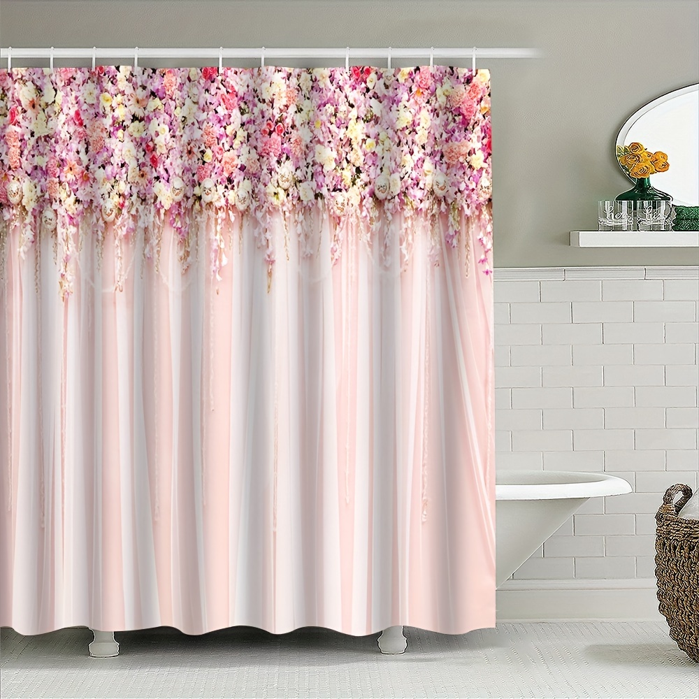 

Shower Curtain - , Included For Hanging - Bathroom Decor
