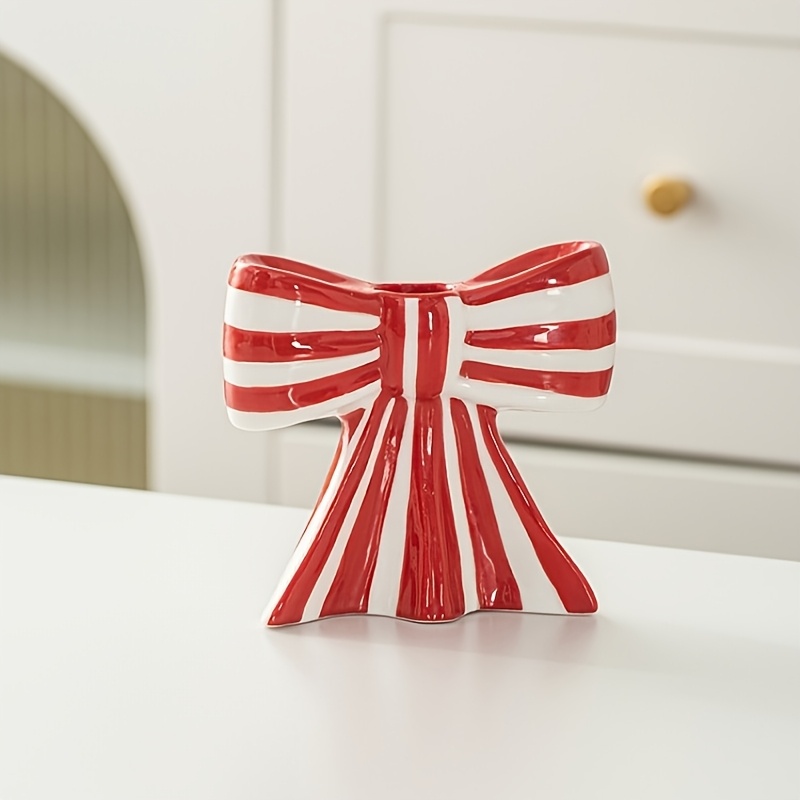 handgjord randig keramisk ljusstakare med elegant - Temu Sweden