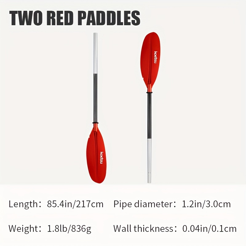 KOETSU Two-Stage Double Headed Kayak Aluminum Alloy Segmented Oars
