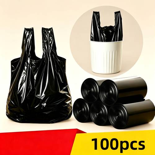 vest style garbage bags bearing capacity not easy to break portable and suitable for dry and wet waste