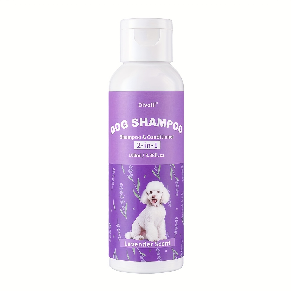 Dog Shampoo And Conditioner With A Lavender Fragrance - 3.38 Fl Oz, A Refreshing Formula Featuring A Lavender Scent For A Pleasant Bathing Experience