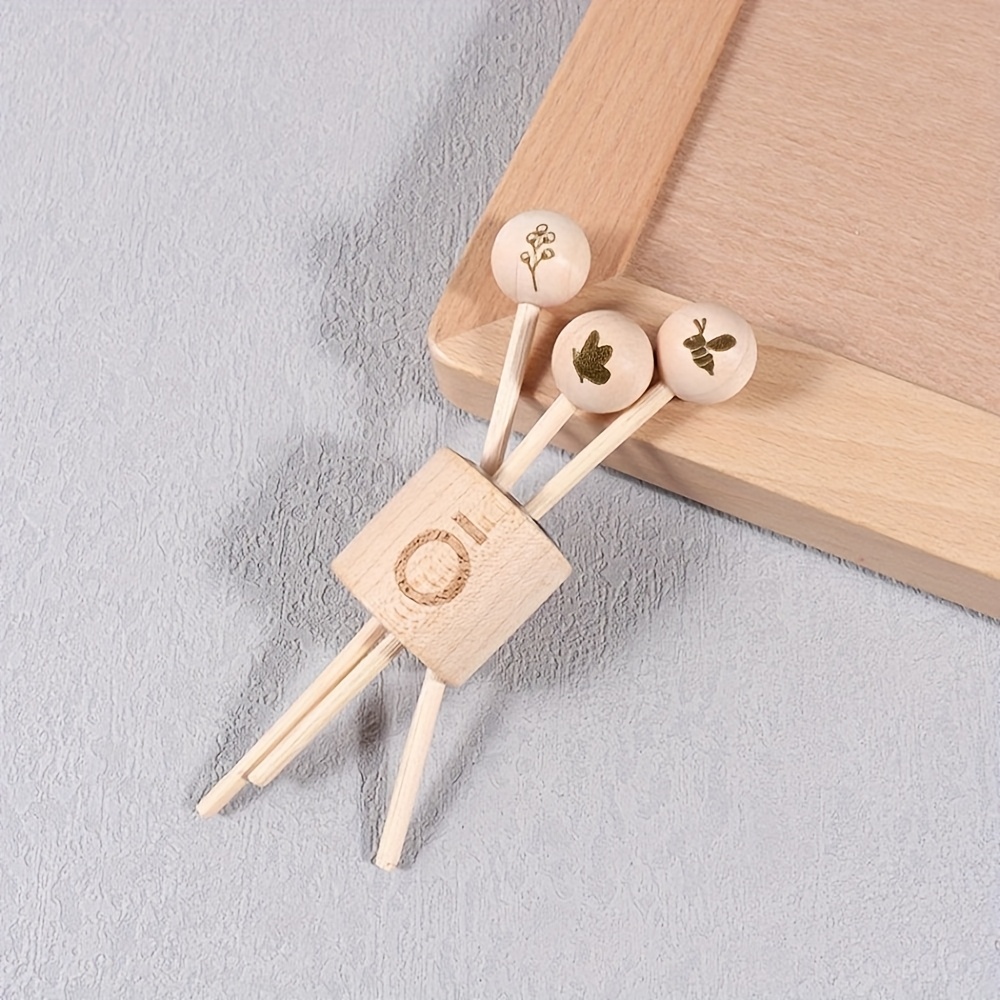 Image of 1pc Combination- Essential Oil Stick-odorless Ball, Fresh Smell Of Home And Office, Elegant And Natural Elements, Suitable For Decorative Additions And Gifts. 'no Scent Source Included'