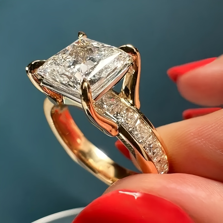 Valentine'S Copper Engagement Ring for Women