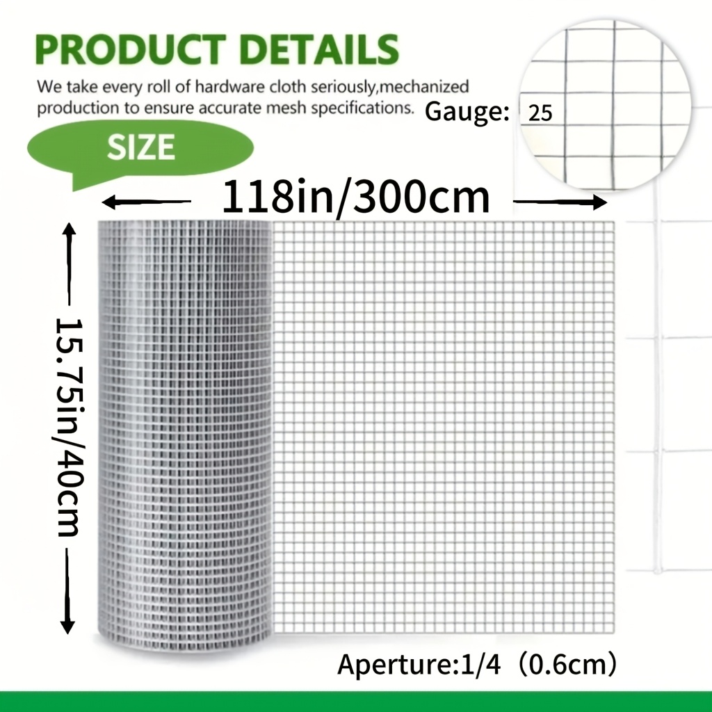 Heavy Duty Galvanized Welded Wire Mesh Roll
