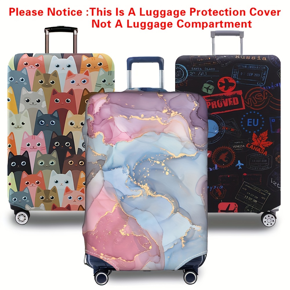 Tragbare Reisegepäck-Kofferschutzhülle, Angebrachte Schutzhülle