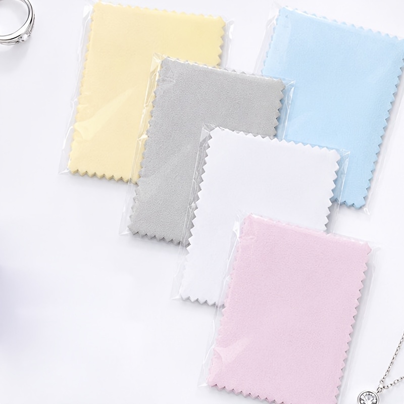10pcs Polishing Cloth Pack for Jewellery Cleaning