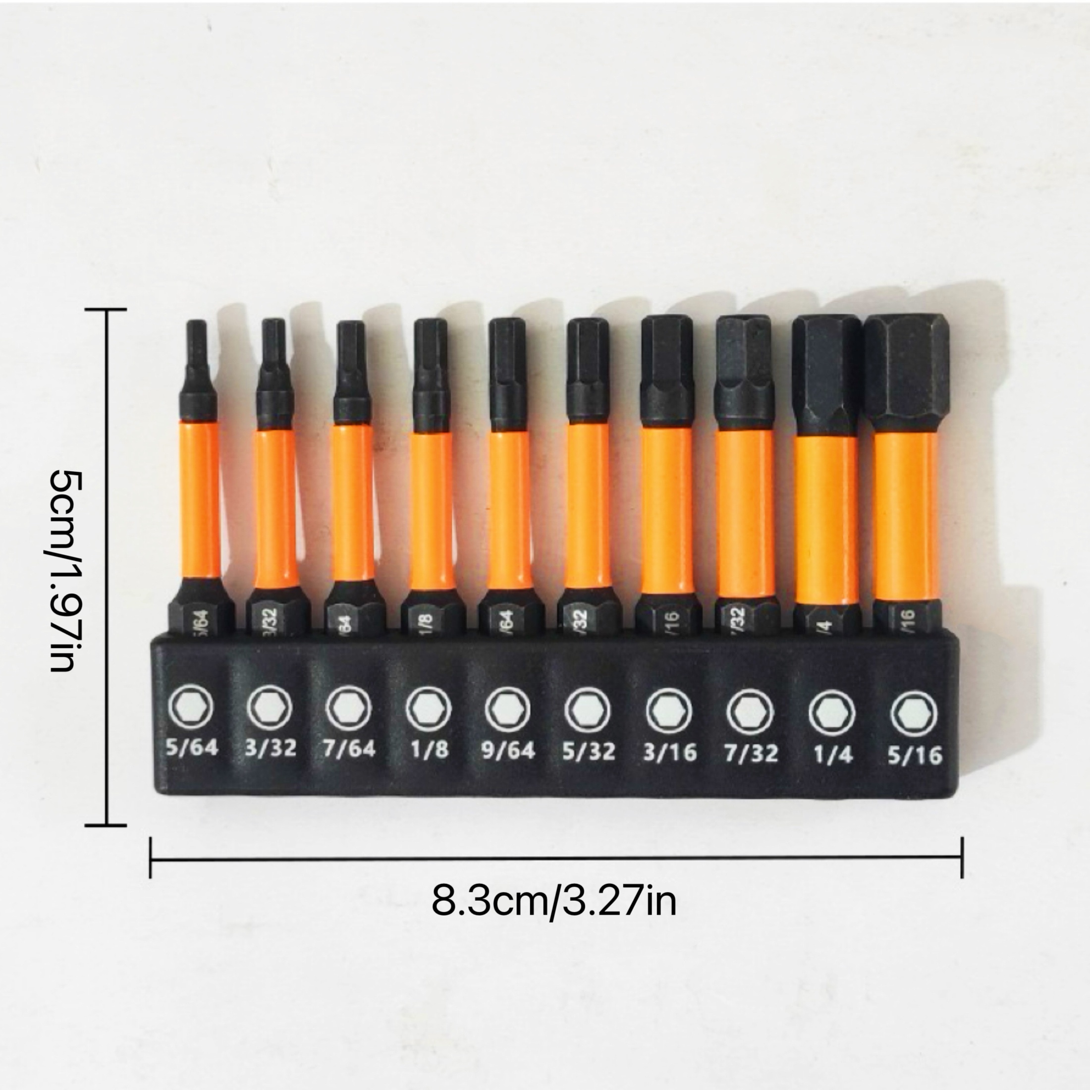 Hexagon Bit Set Sizes Metal Hex Wrench Bits Electric Temu