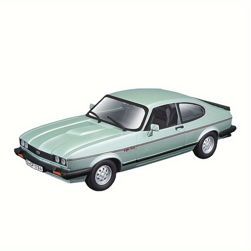 Image of Burago 1:24 Ford Capri 1600gt Sports Car Diecast Model Vehicle Toy Collection Ornament Gift Christmas Gift