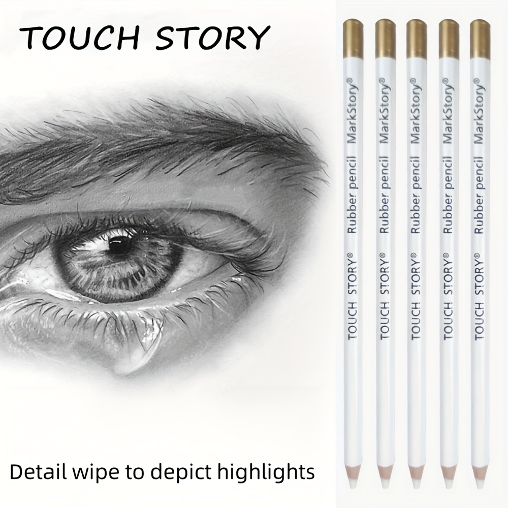 

Professional Sketching High-gloss Eraser Pen - Clean, No Smudge For Artists & Students