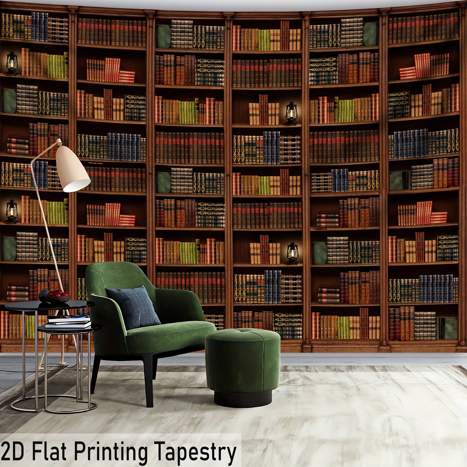 Arazzo da parete con libro del sapere decorazione salotto ufficio_voghion.com
