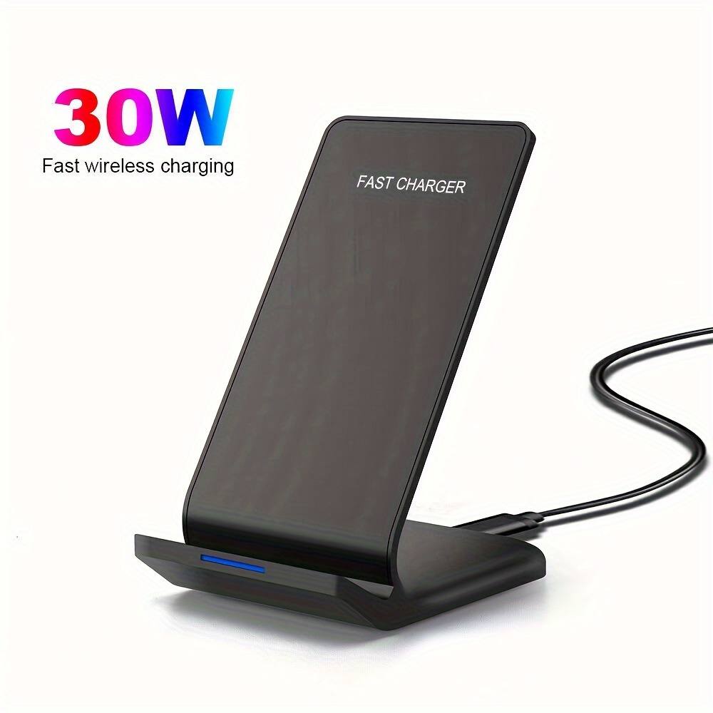 

30w Wireless Charger Stand For Iphone 11/12/13/14/15/16 Samsung S20/s21/s22/s23/s24