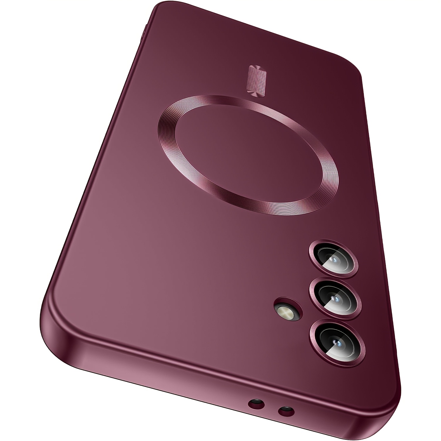 TEMU para Teléfono - Magnética Compatible con Samsung Galaxy A15 A16 A17 A35 A36 A37 A54 A55 A56 A57 [Protector de Lente de Cámara Incorporado]