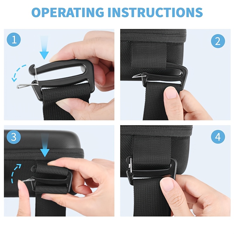 Digital Camera Case with Shockproof Design and 3 Carrying Options