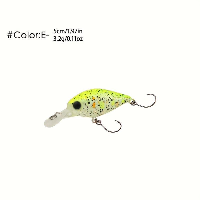 1pc Bionic Crank Bait, Hard Plastic Bait For Salmon Trout, Fishing Tackle For Freshwater