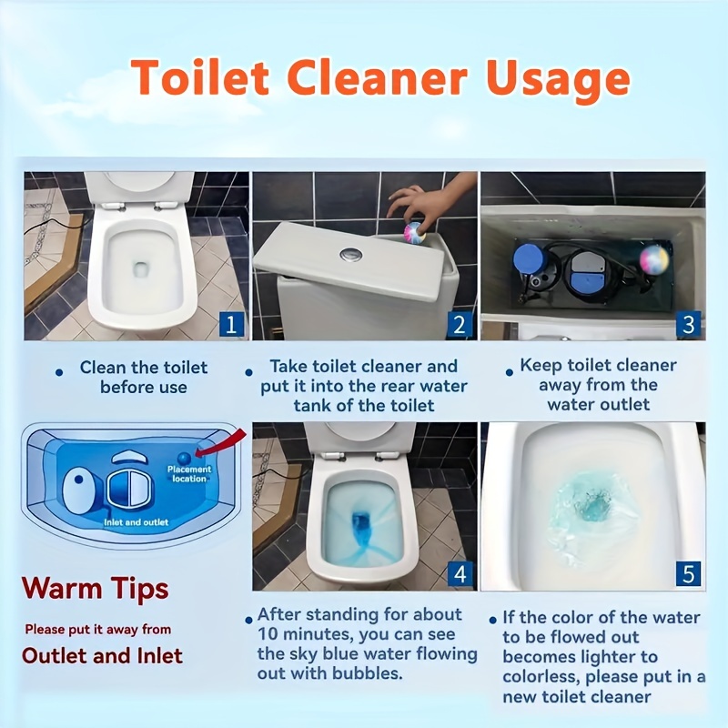 multi piece automatic toilet cleaner toilet cleaning effervescent tablets toilet strong descaling agent toilet deodorizer removes yellow stains and odors toilet deep cleaning tablets cleaning supplies cleaning tools details 2