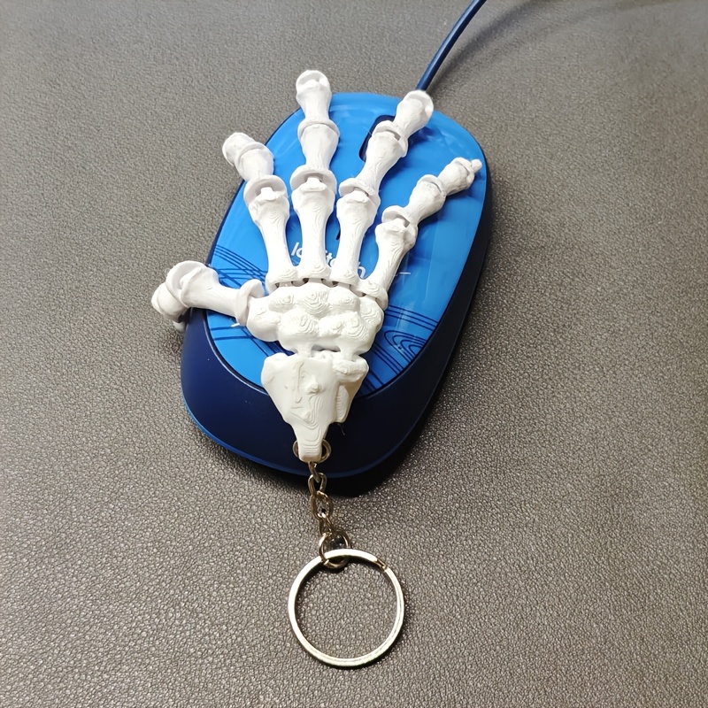 realistic skeleton hand keychain articulated finger - Temu Bahrain