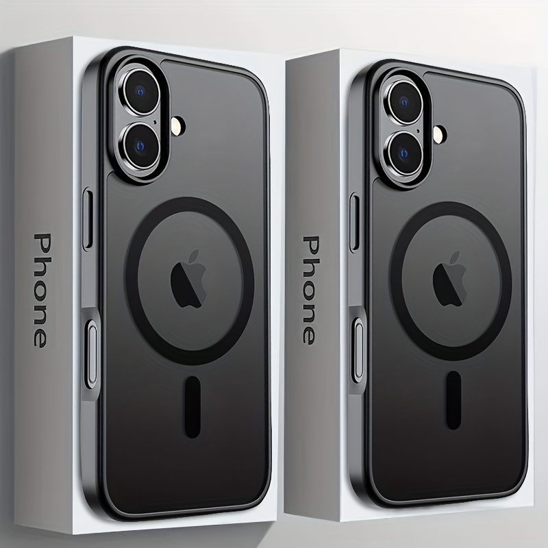 E-shop Handyhülle - 2025 Premium Matte End Schwarz Handyhülle Entwickelt für iPhone 17 Pro, 17, 16, 15, 14, 13, 12, 11 Pro Max, 14 Plus Air; Kompatibel