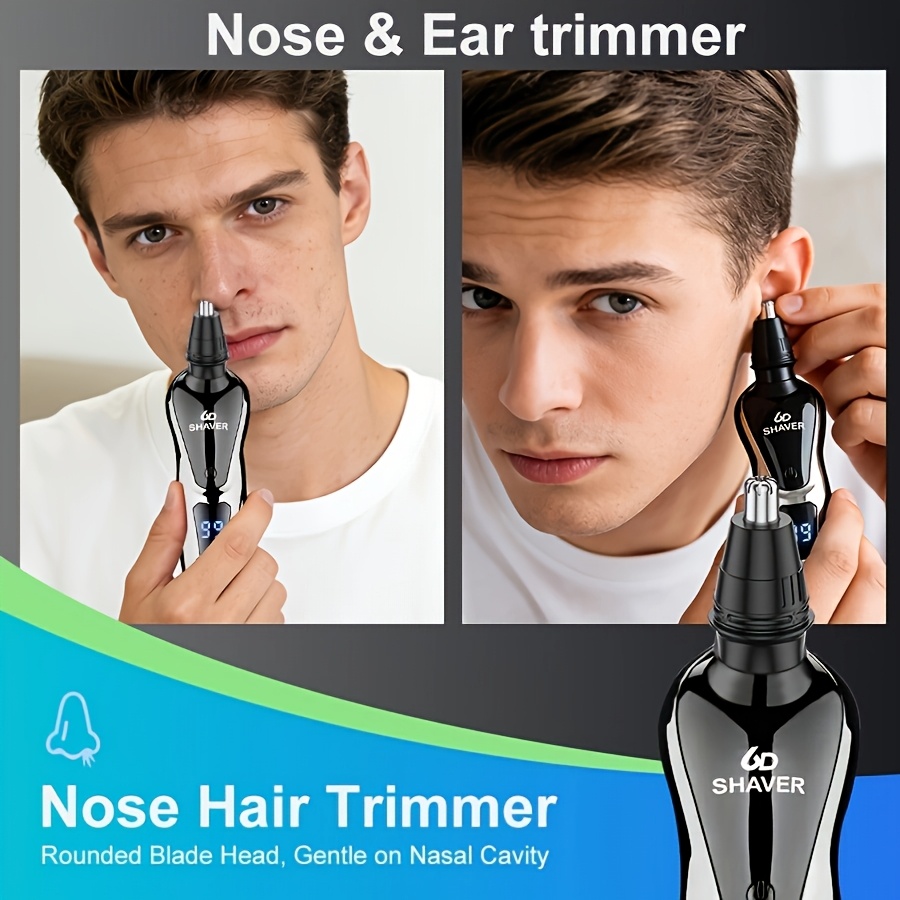 mens electric shaver 4 in 1 multifunctional shaver for shaving haircutting trimming and nose hair trimmer usb charging holiday gift for men Product details 6