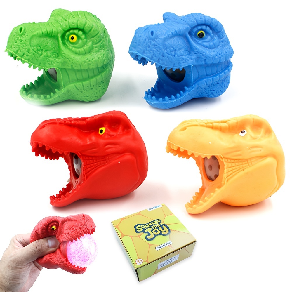 

4pcs Dinosaur Bead Toys, Novelty Toys, Creative Dinosaur Toys, Birthday Gifts, Festival Gifts, Random Colors