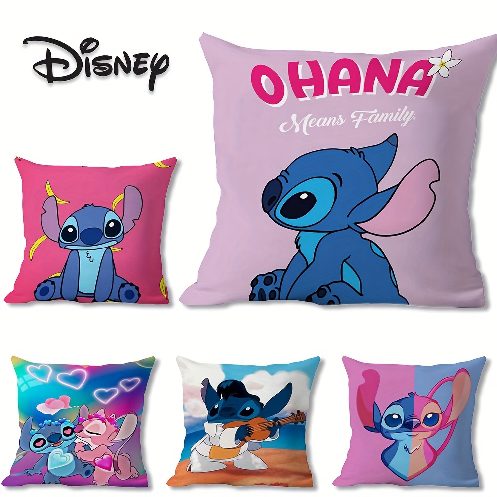 

exclusive" Disney Plush Pillowcase - Cute Cartoon Sleeping Cover With Zipper Closure, Perfect For Bedroom, Couch, Dorm Decor - Hand Washable Polyester