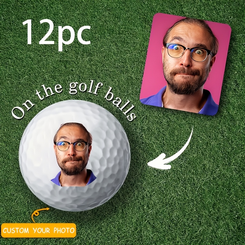 TEMU Personalized Golf Balls Custom With Name/logo/text - Suitable For Christmas, Father's Day Gifts For Men - Orders Welcome For Golf Tournaments,