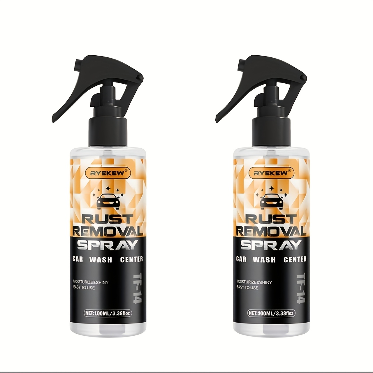 TEMU 1-10l Powerful Metal Derusting Spray | Suitable For Paint, Chromium, Iron, Alloy, Steel , Easy Spraying Without Residue, Safe For Plastic And Rubber, Ideal For Automotive And Household Use