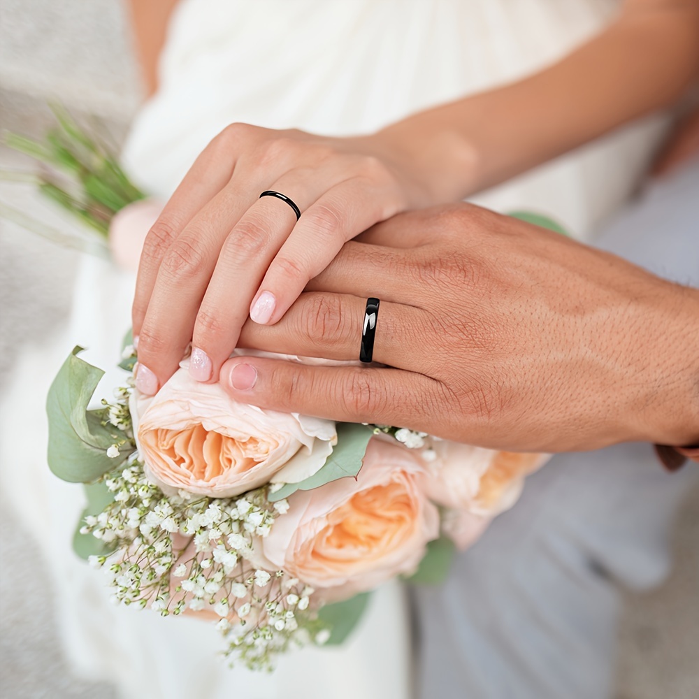 Sleek 4mm Tungsten Wedding Band for Men & Women