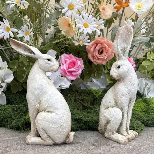 Sitting Rabbit Template rabbit figurines sold on Temu United States