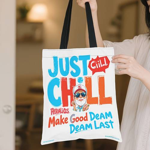 item picture 1pc meditation art tote bag polyester reusable grocery travel bag with design casual cool guy print for easter ramadan graduation gifts
