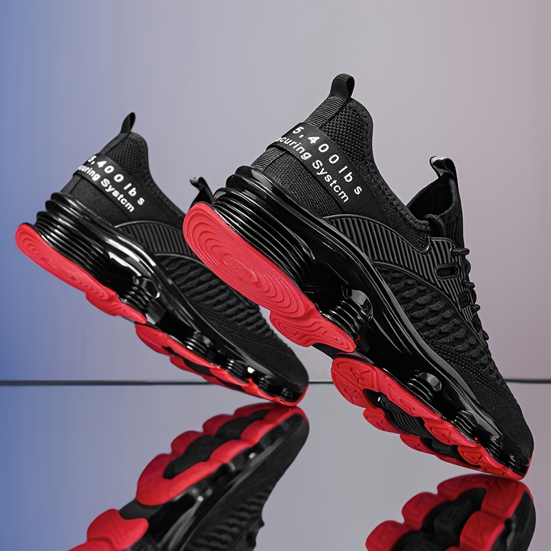 Men's Sports Running Shoes, Comfortable Sneakers with Breathable Mesh Upper