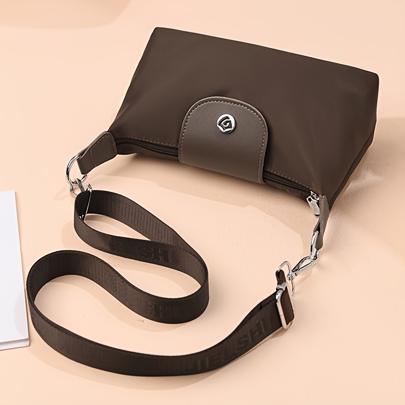 high quality nylon womens shoulder bag fashionable   small square bag lightweight mobile phone bag   crossbody bag Product details 5