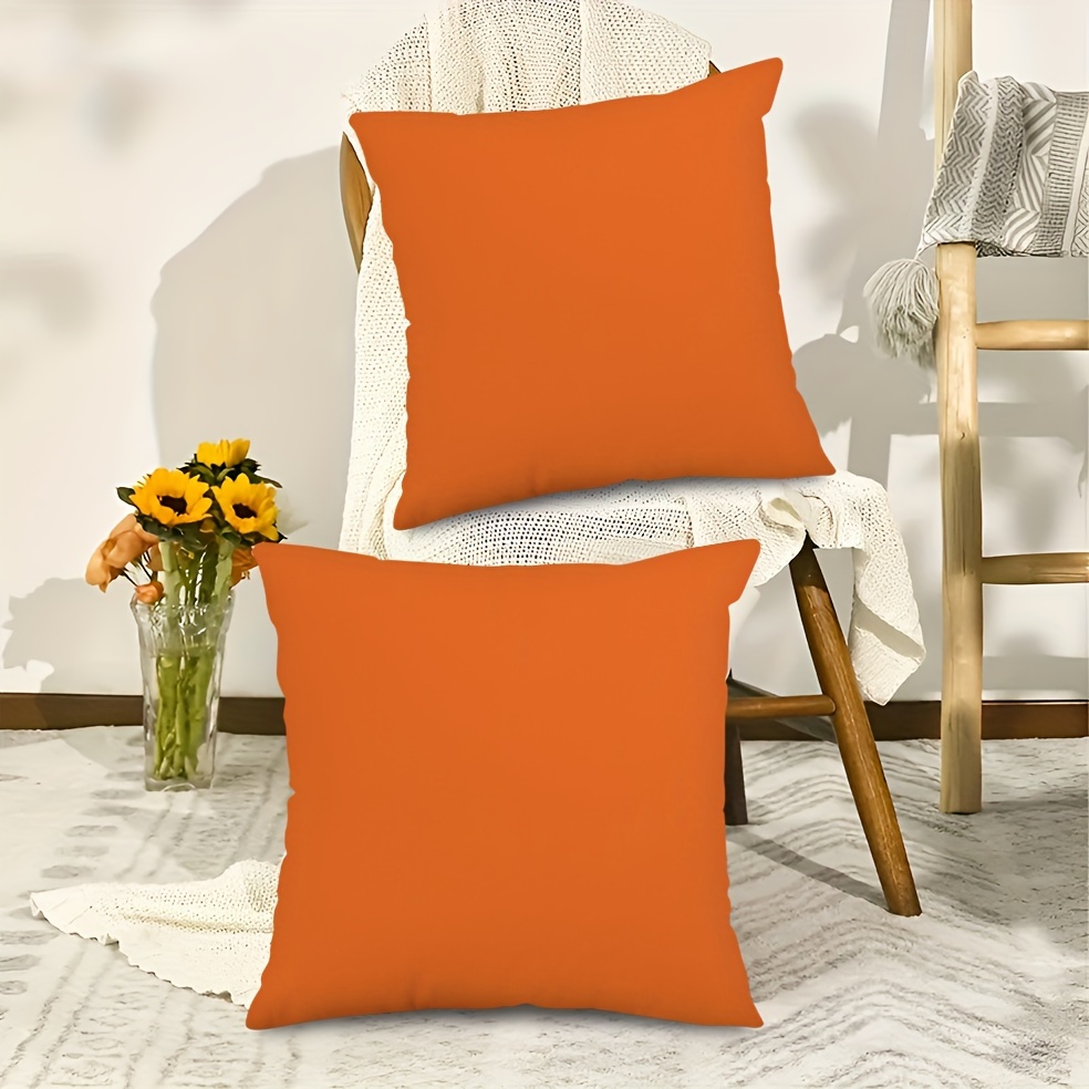 Yellow Orange Decorative Throw Pillows Burnt Orange Velvet Cushion
