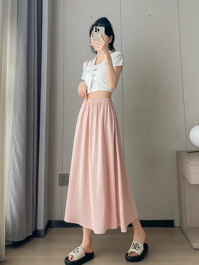 womens japanese minimalist long dress high waisted draping a - Temu Philippines womens japanese minimalist long dress high waisted draping a - Temu Philippines