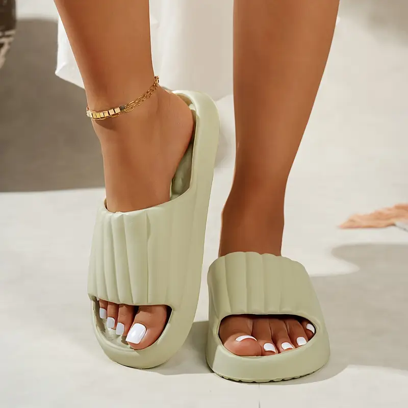 eva soft sole slippers quick dry non slip home shower slides lightweight beach slides Product details 9