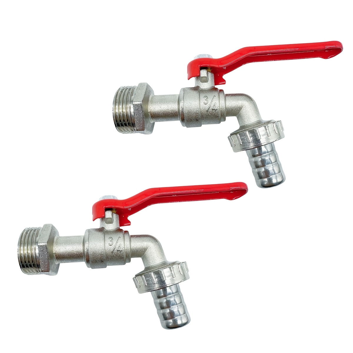 Image of G3/4"/25mm/0.98in Outdoor Garden Faucet, Thick-finned Anti-freezing Faucet, Heavy-duty Alloy Water Switch, Valve, Spherical Valve , Larger Water Output