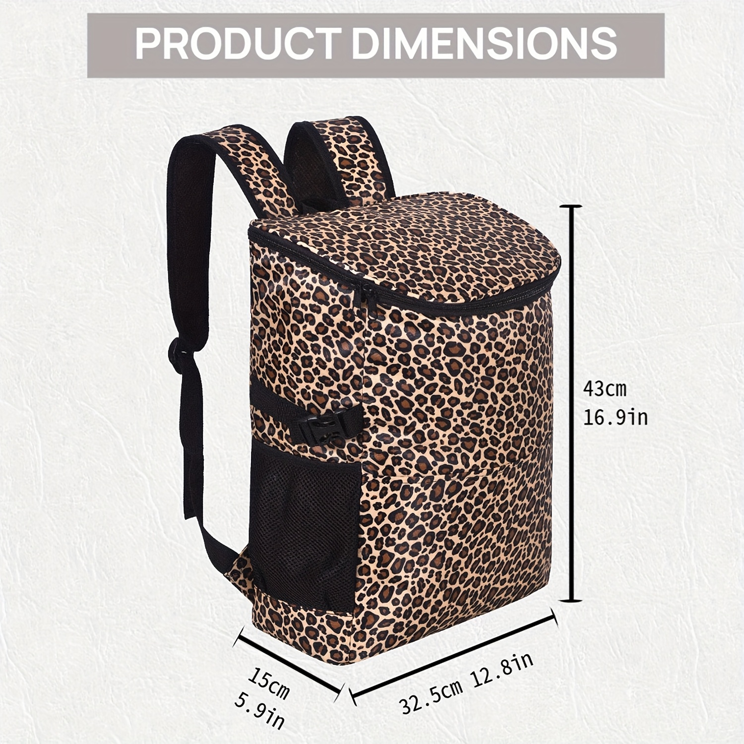 Image of 21l Outdoor Cooler Bag - Lightweight Foldable Cooler Bag For , Back-to- Travel Refrigerated Backpack, Snowman Cooling Backpack Style, Perfect For Camping, Hiking, Beach Trip (no Contact Food)