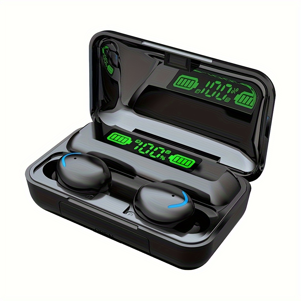 TEMU Stereo Earbuds, Earbuds, In-ear Earbuds With Led Display Charging Case In-ear Stereo Wireless Earbuds Life Earbuds Gaming Earbuds For Iphone