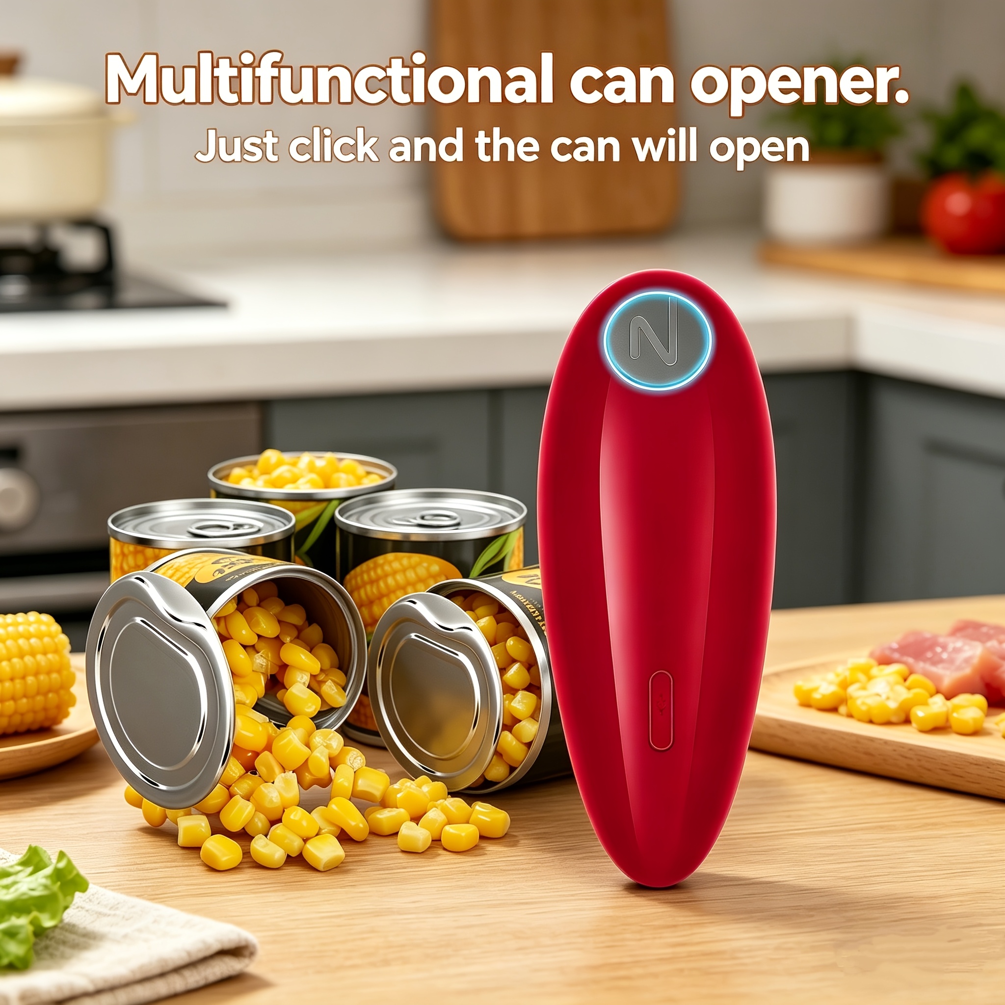 TEMU This Singleunit Electric Can Opener Features For Safe Use Onebutton Operation And Is Suitable For Use Camping Or In Rvs Ideal For The TEMU This Singleunit Electric Can Opener Features For Safe Use Onebutton Operation And Is Suitable For Use Camping Or In Rvs Ideal For The