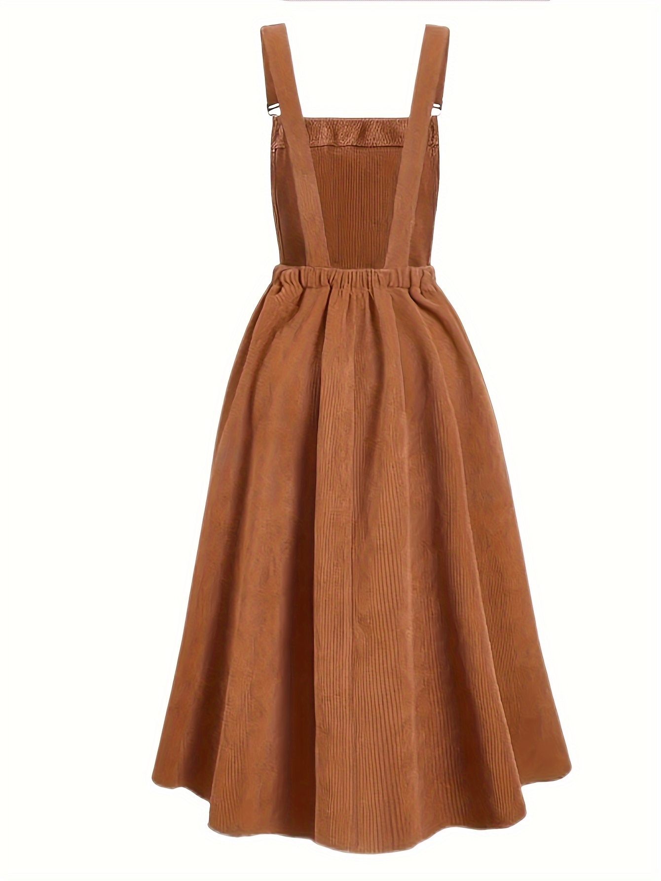 american eagle brown corduroy dress Pre-order] Y2K Plaid Retro Suspender Dress – Belchic