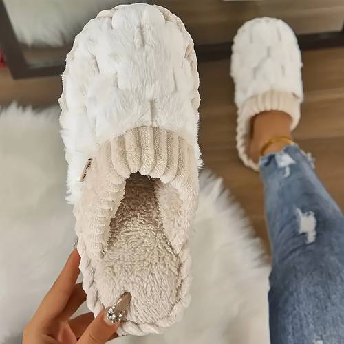 zapatillas de peluche a cuadros para mujer de 6 colores, modernas y versátiles los conjuntos, para , mantienen los pies cómodos, antideslizantes y silenciosas, zapatillas casuales para interiores, regalo conmovedor y , ideales para navidad/acción de