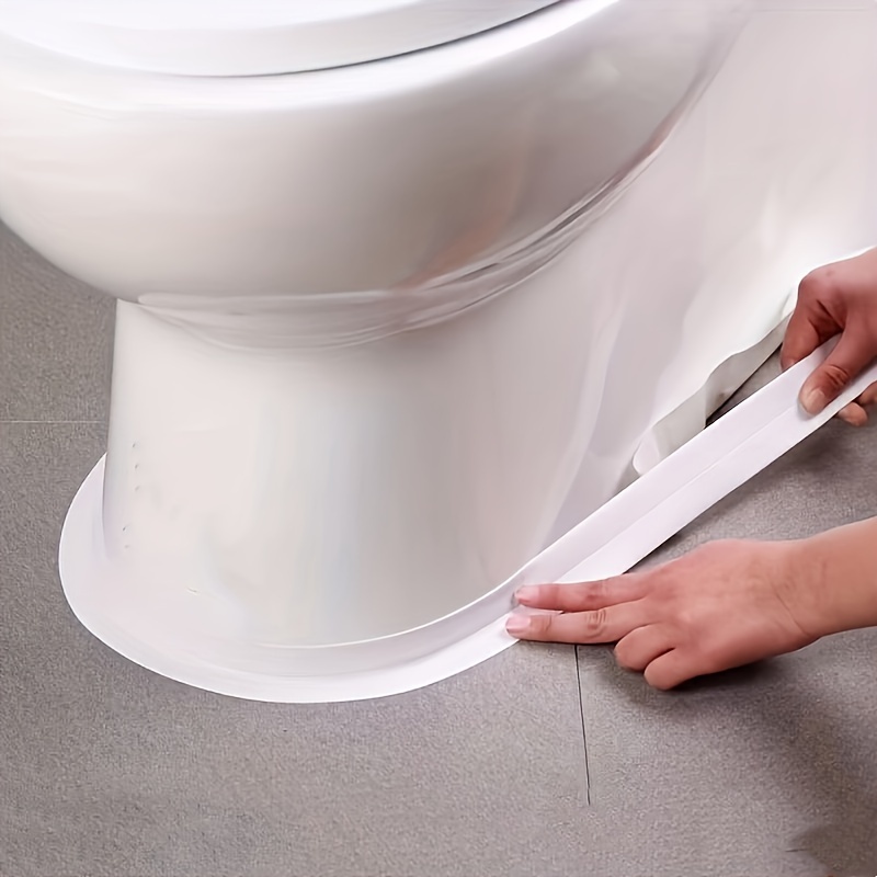3pcs waterproof pvc tape filling strip self   sealing tape suitable for sealing bathroom bathtubs kitchen sinks toilet bases   filling stickers suitable for home   16 feet per roll details 1
