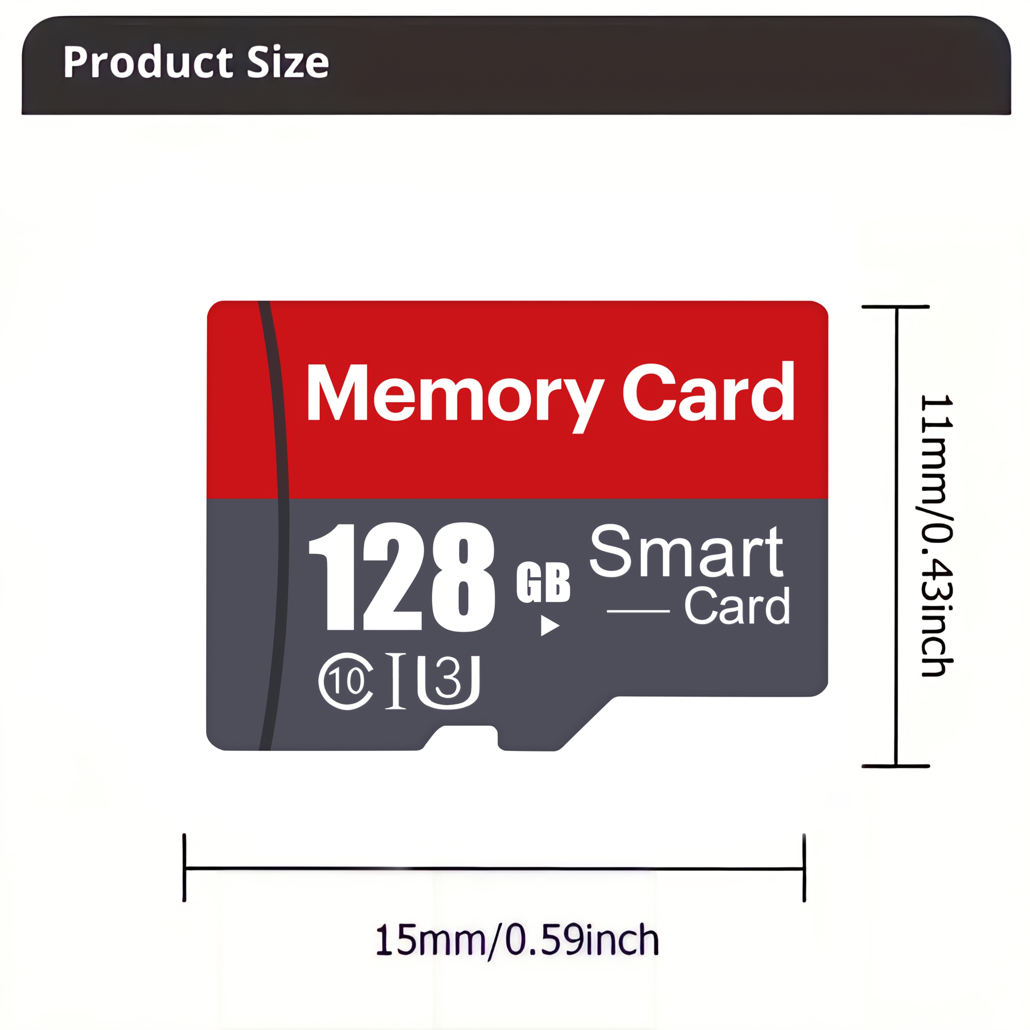 128GB/64GB/32GB/16GB/8GB High-Speed Micro SD Card, UHS-I Class 10, 4K UHD Video Compatible, with Transfer Monitoring, for Dash Cam, Body Cam, Action Cam, Surveillance & Security