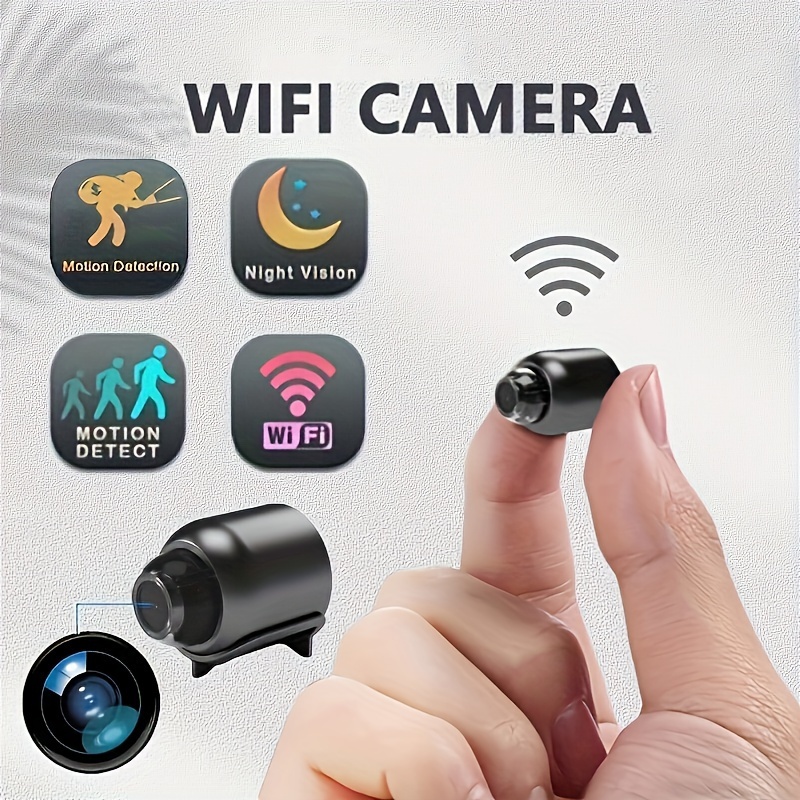  OUCAM Mini Spy Camera Include 32G SD Card Hidden Camera HD  Audio and Video Recording, Night Vision Motion Detection, Surveillance  Camera Small Dog Camera Nanny Cam Baby Monitor Home Security