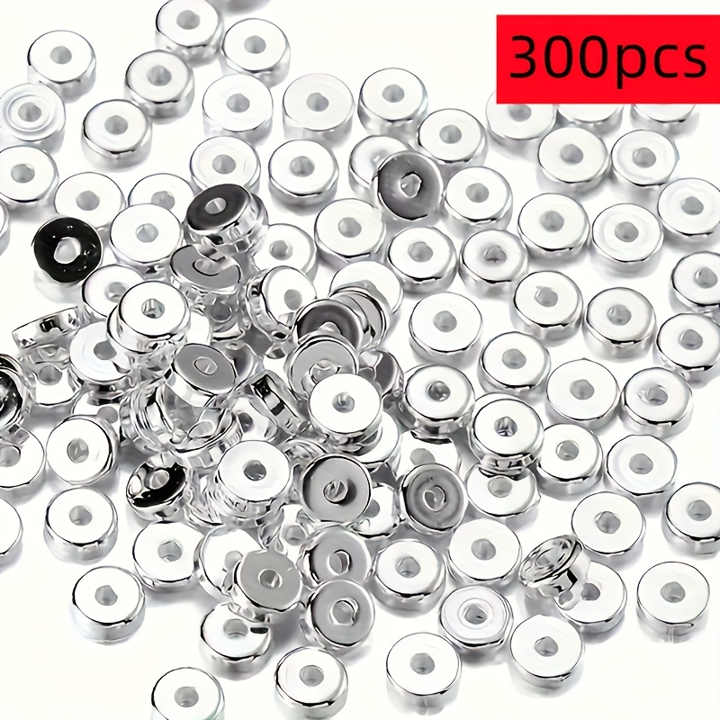 300pcs Acrylic Spacer Beads for DIY Necklaces and Bracelets