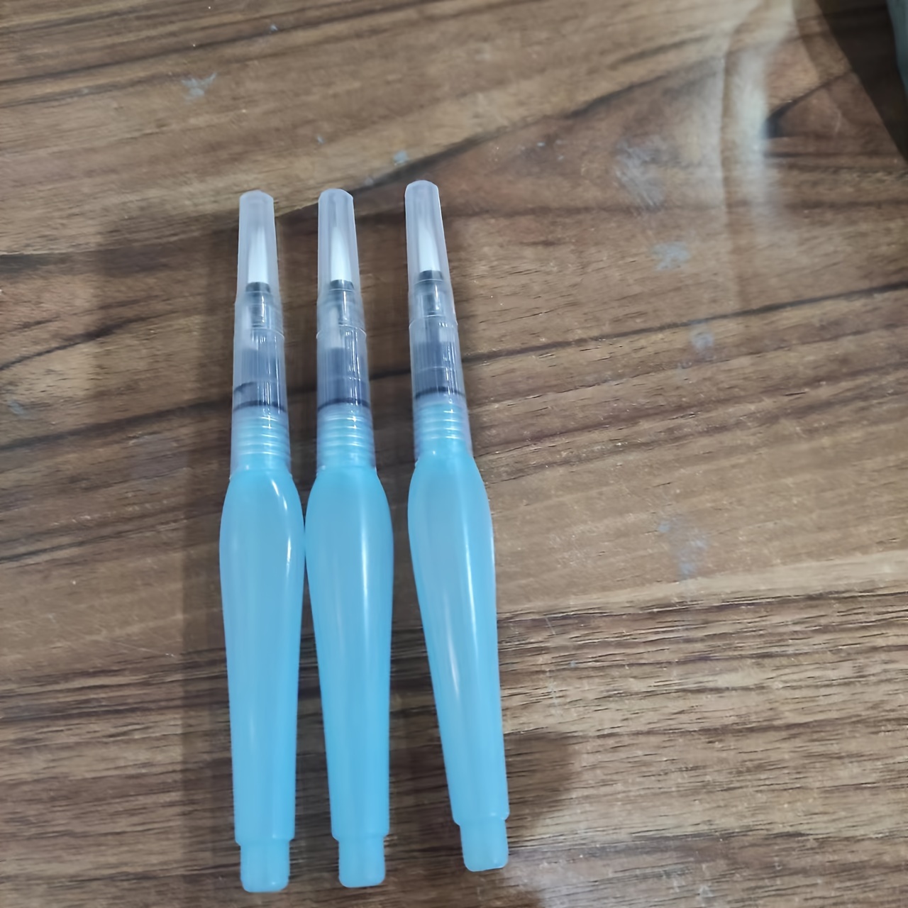 TEMU 3 Sets Of Water Brushes With A 150mm Water Absorption Capacity, Featuring Flat And , Suitable For Large, Medium, And Small Applications, Making
